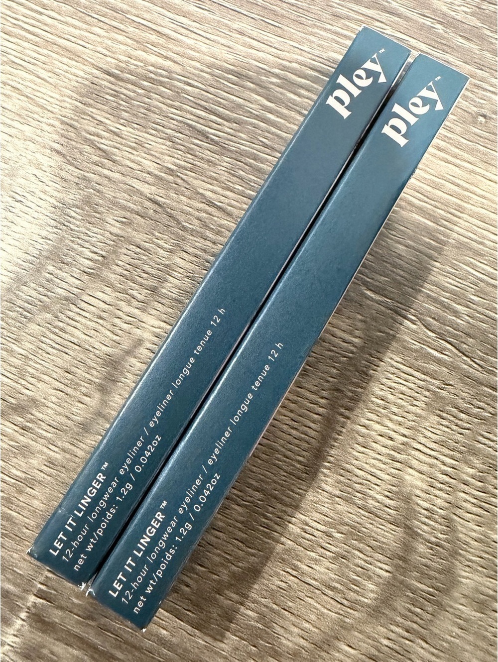 2 x Pley Let it Linger 12hr Gel Eyeliner in Flora NEW
